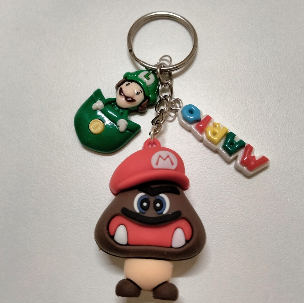New- Goomba Keychain with Charms